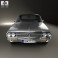 Buick Wildcat convertible 1963 3d model