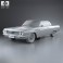 Buick Wildcat convertible 1963 3d model