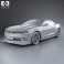 Chevrolet Camaro Z28 coupe 2014 3d model