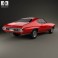 Chevrolet Chevelle SS 396 hardtop coupe 1970 3d model