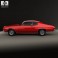 Chevrolet Chevelle SS 396 hardtop coupe 1970 3d model