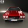 Chevrolet Chevelle SS 396 hardtop coupe 1970 3d model
