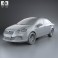 Fiat Linea 2013 3d model
