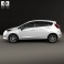 Ford Fiesta Zetec 5-door hatchback 2012 3d model
