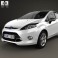 Ford Fiesta Zetec 5-door hatchback 2012 3d model