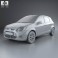 Ford Figo (Ikon Hatch) 2012 3d model