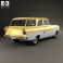 Ford Taunus P2 17M kombi 1957 3d model