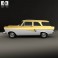 Ford Taunus P2 17M kombi 1957 3d model