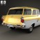 Ford Taunus P2 17M kombi 1957 3d model