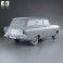 Ford Taunus P2 17M kombi 1957 3d model