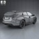 Honda Civic tourer 2013 3d model