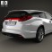 Honda Civic tourer 2013 3d model