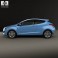 Hyundai i30 3-door hatchback 2013 3d model