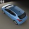 Hyundai i30 3-door hatchback 2013 3d model