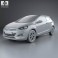 Hyundai i30 3-door hatchback 2013 3d model