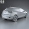 Hyundai i30 3-door hatchback 2013 3d model