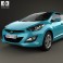 Hyundai i30 5-door hatchback (EU) 2013 3d model