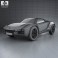 Italdesign Giugiaro Parcour 2013 3d model