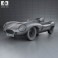 Jaguar D-Type 1955 3d model