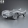 Jaguar D-Type 1955 3d model