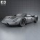 Jaguar XJ13 1966 3d model