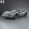 Jaguar XJ13 1966 3d model