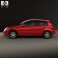 Kia Cerato (Spectra) hatchback 2004 3d model