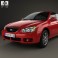 Kia Cerato (Spectra) hatchback 2004 3d model