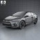 Kia Forte (Cerato / Naza / K3) Koup 2014 3d model