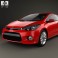Kia Forte (Cerato / Naza / K3) Koup 2014 3d model