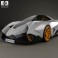 Lamborghini Egoista 2013 3d model