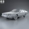 Maserati Quattroporte (Royale) 1979 3d model