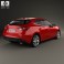 Mazda 3 hatchback 2014 3d model