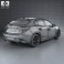 Mazda 3 hatchback 2014 3d model