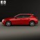 Mazda 3 hatchback 2014 3d model