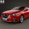Mazda 3 hatchback 2014 3d model