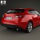 Mazda 3 hatchback 2014 3d model