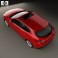 Mazda 3 hatchback 2014 3d model