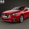 Mazda 3 sedan 2014 3d model
