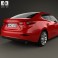 Mazda 3 sedan 2014 3d model