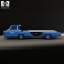 Mercedes-Benz Blue Wonder Renntransporter 1954 3d model