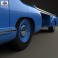 Mercedes-Benz Blue Wonder Renntransporter 1954 3d model