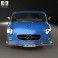 Mercedes-Benz Blue Wonder Renntransporter 1954 3d model