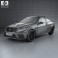 Mercedes-Benz C-Class 63 AMG Coupe Black Series 2012 3d model