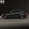 Mercedes-Benz C-Class 63 AMG Coupe Black Series 2012 3d model