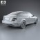 Mercedes-Benz C-Class 63 AMG Coupe Black Series 2012 3d model