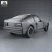 Alfa Romeo GT 1300 Junior Zagato 1972 3d model