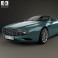 Aston Martin DB9 Spyder Zagato Centennial 2014 3d model