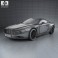 Aston Martin DB9 Coupe Zagato Centennial 2014 3d model