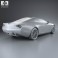 Aston Martin DB9 Coupe Zagato Centennial 2014 3d model
